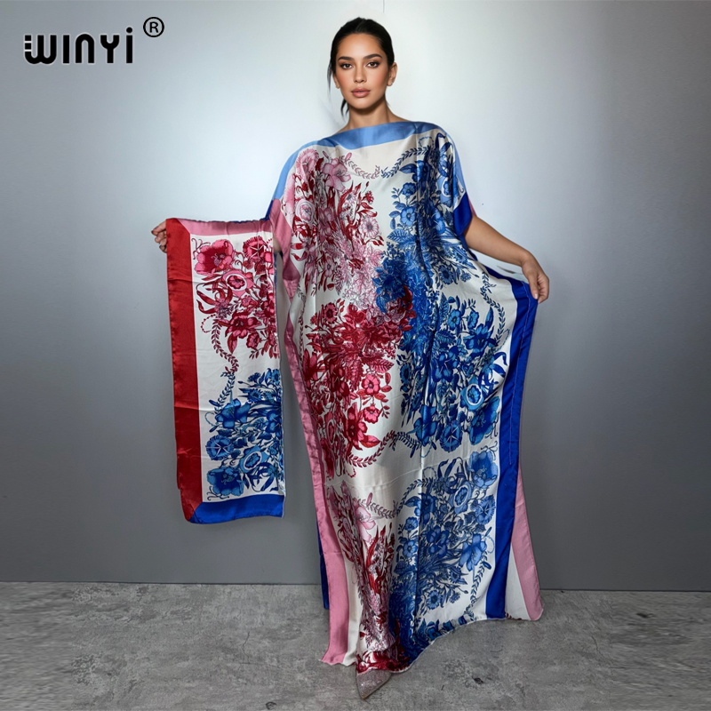 Boho Summer Beach Maxi Dress - Gaun musim panas boho Afrika WINYI