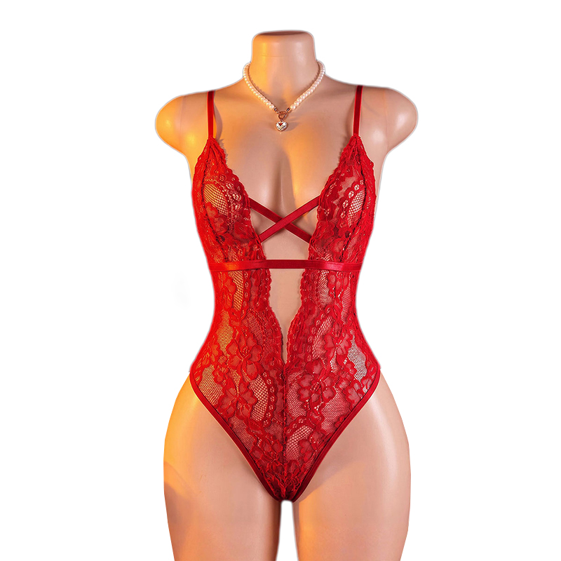 Lingerie - Pakaian Dalam Wanita Seksi, Bodysuit Renda